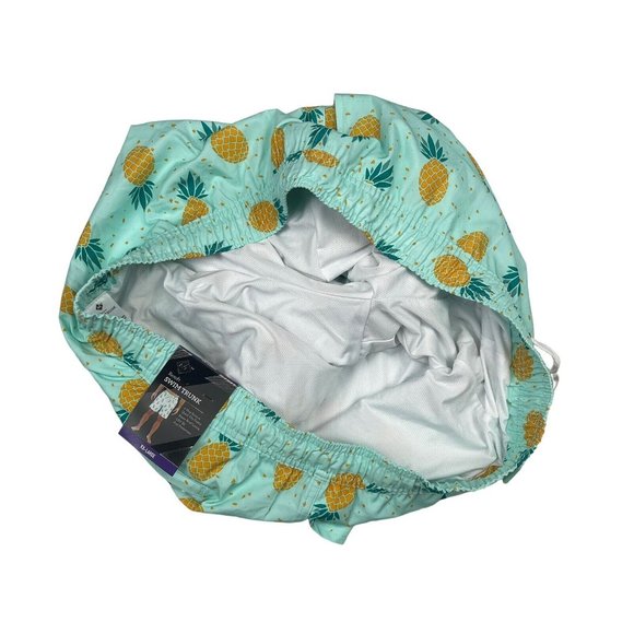 Member's Mark Swimming Trunks Quick Dry UPF 50 4-Way Stretch w/ Liner Pineapple - Picture 10 of 10